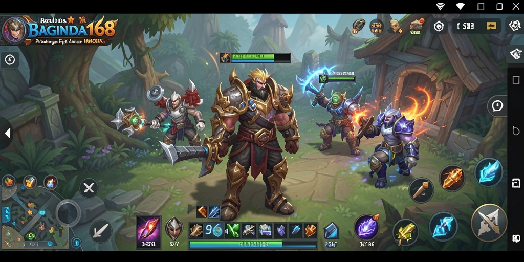 Tampilan gameplay seru dari BAGINDA168 dalam dunia MMORPG.