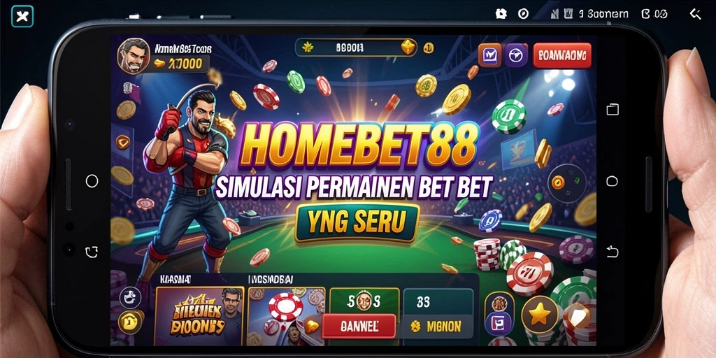 Tampilan gameplay menarik dari HOMEBET88 dengan berbagai pilihan permainan.