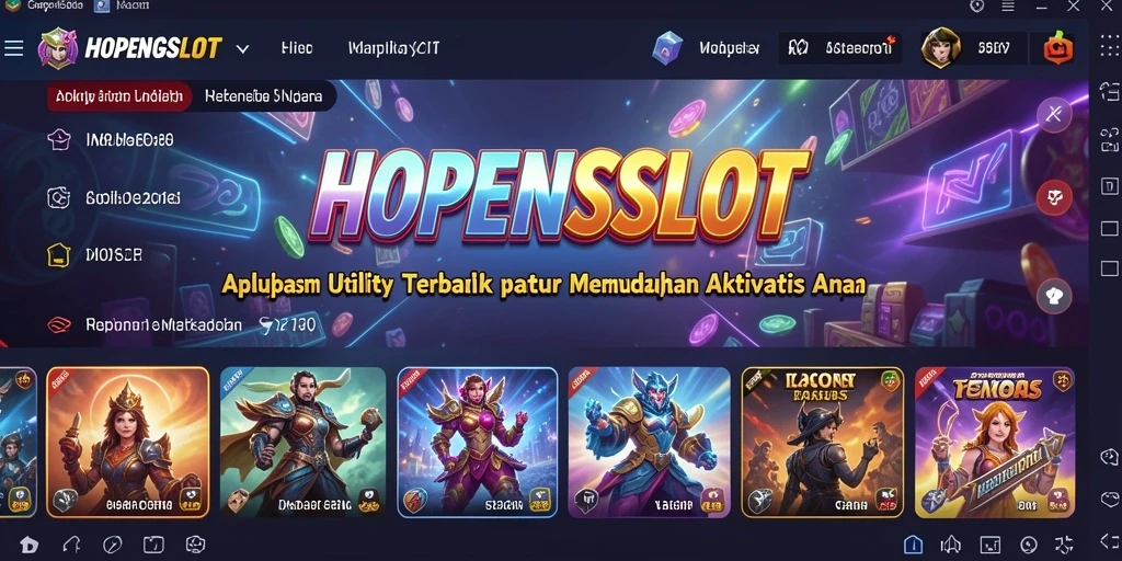 Tampilan antarmuka HOPENGSLOT yang user-friendly untuk pengaturan yang lebih mudah.