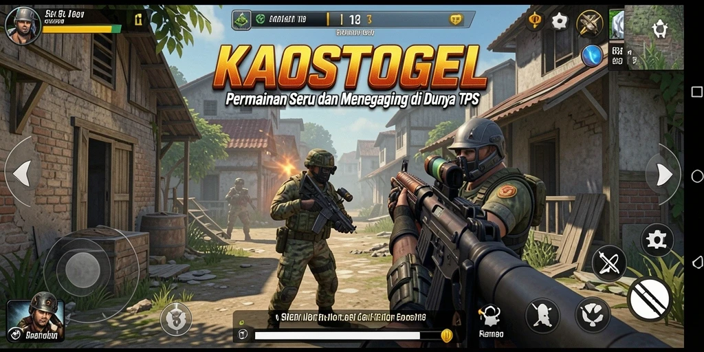 Gameplay seru dan intens dalam KAOSTOGEL