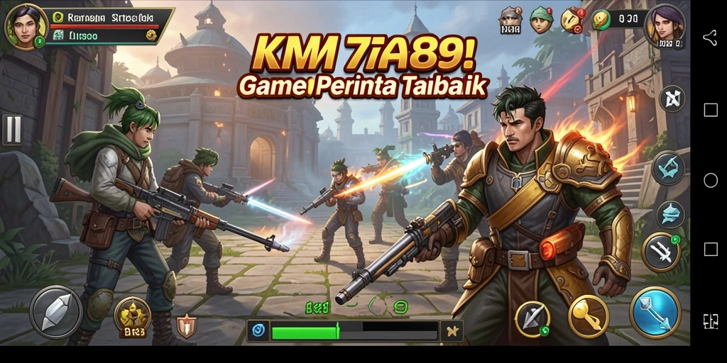 Screenshot gameplay KM789 menampilkan aksi strategi yang mendebarkan.