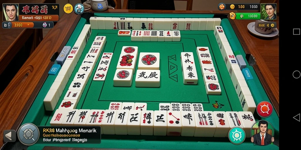 Tampilan gameplay seru di RK88 dengan strategi Mahjong.