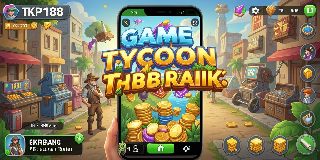 Tampilan gameplay Tycoon yang mendebarkan dan menantang.