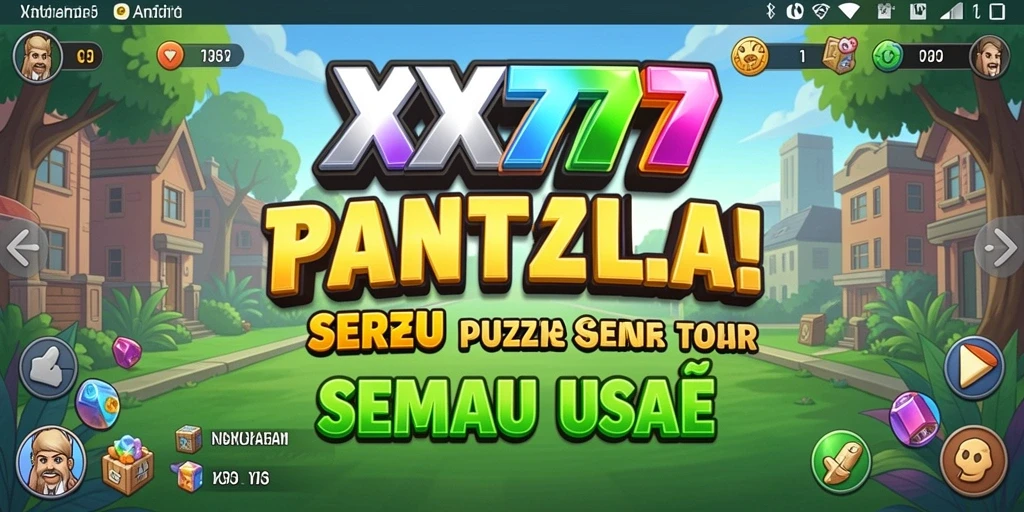 Tampilan gameplay menarik dari XXX777 dengan berbagai tantangan puzzle.