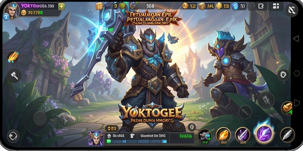Tangkapan layar gameplay YOKTOGEL yang menampilkan aksi pertempuran seru.